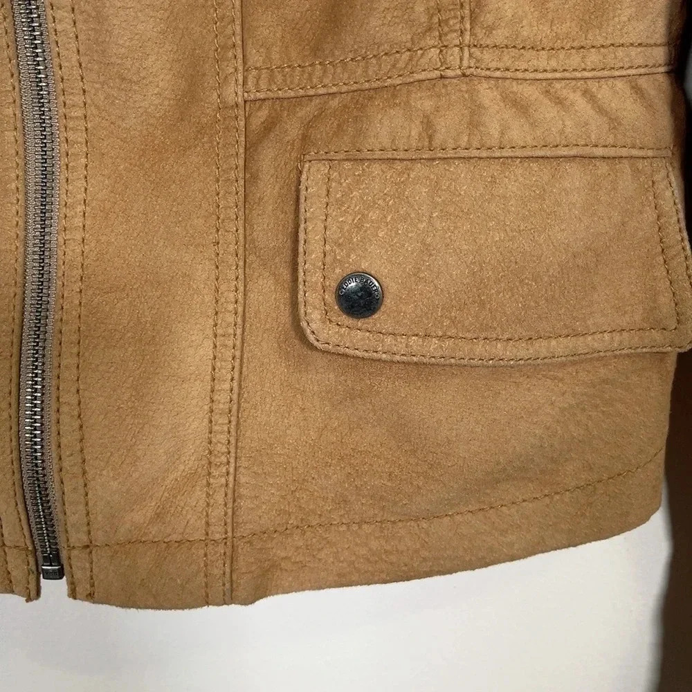 Eddie Bauer Seattle Suede Women's Medium Full Zip  Leather Jacket - Picture 9 of 16